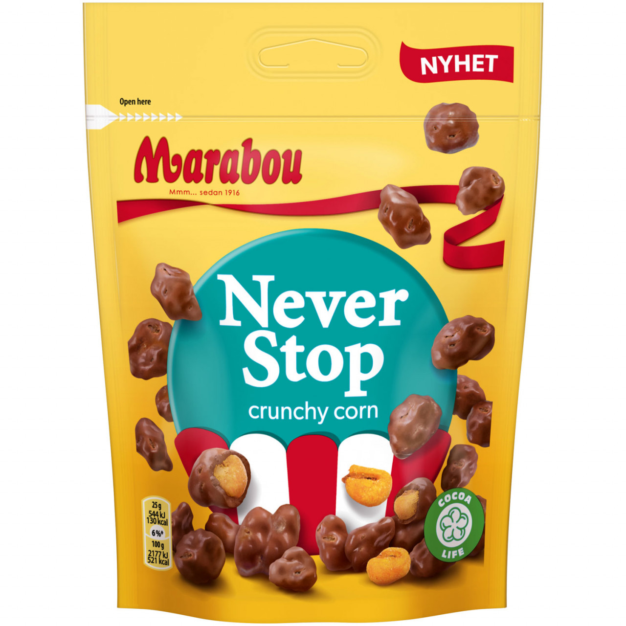 Marabou Never Stop Crunchy Corn