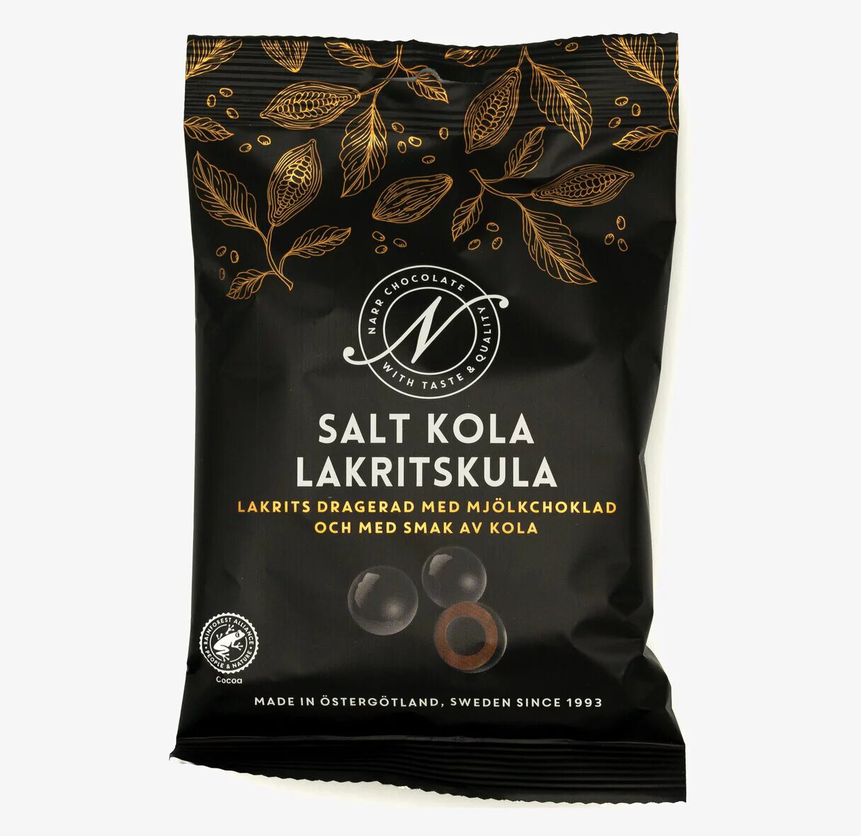 Narr Chocolate – Salt Kola Lakritskula 120g