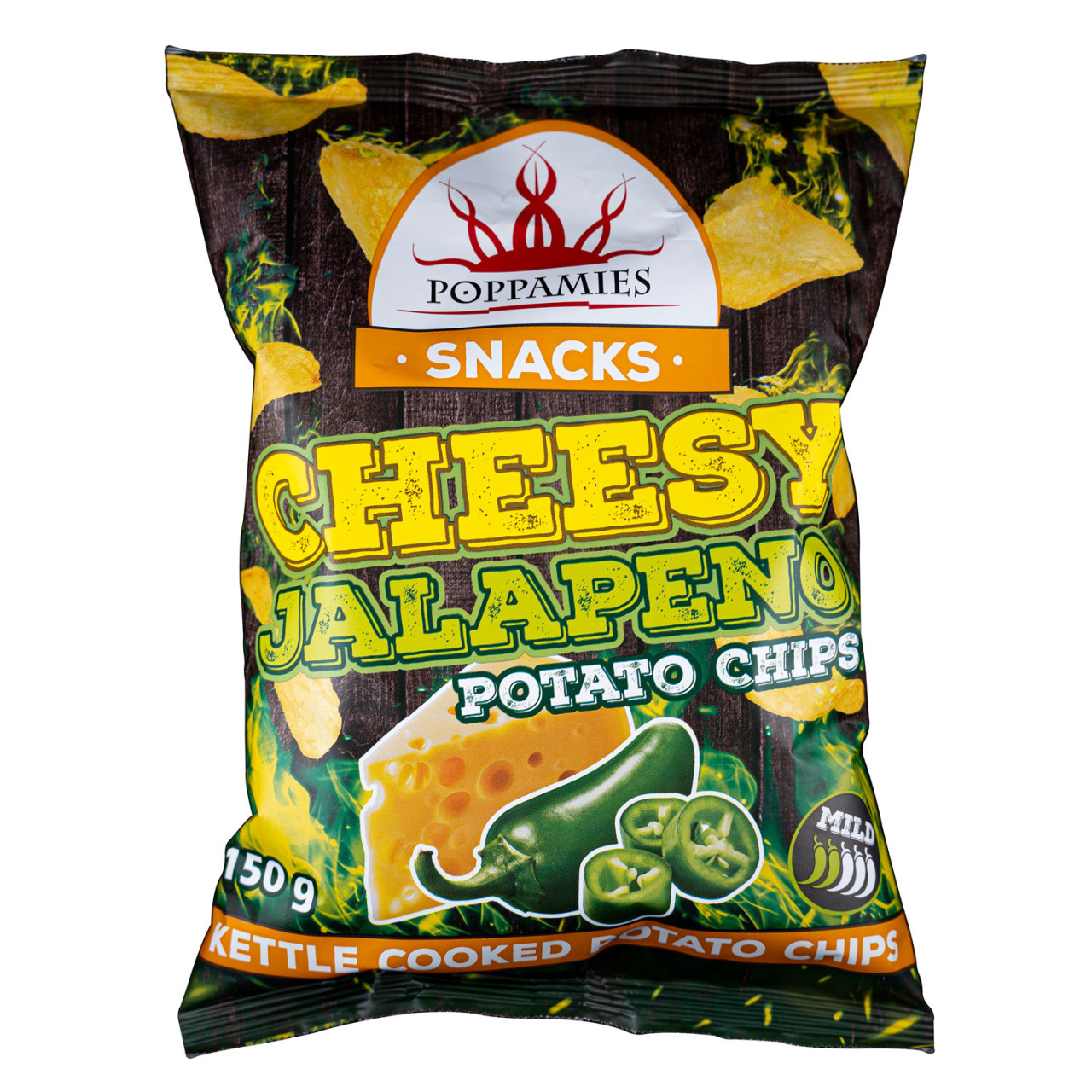 Poppamies Cheesy Jalapeno Chips