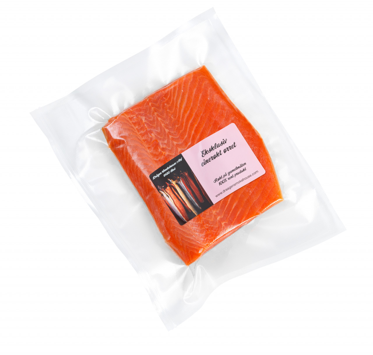 Fjordforelle Wacholder, geräuchert, im Ganzen (500g)