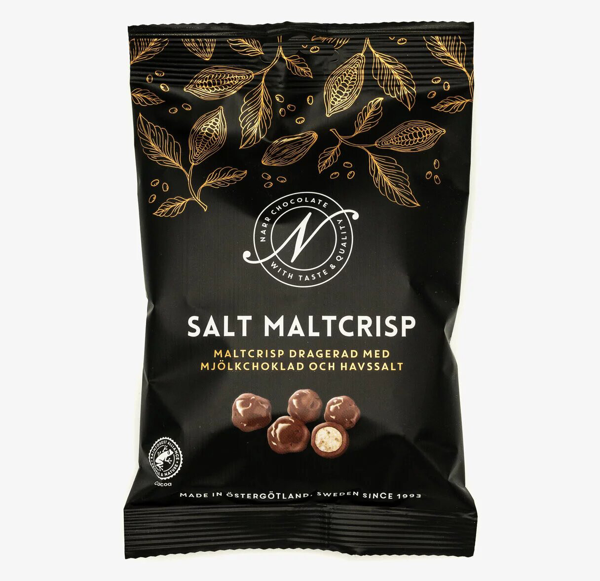 Narr Chocolate – Salt Maltcrisp 110g
