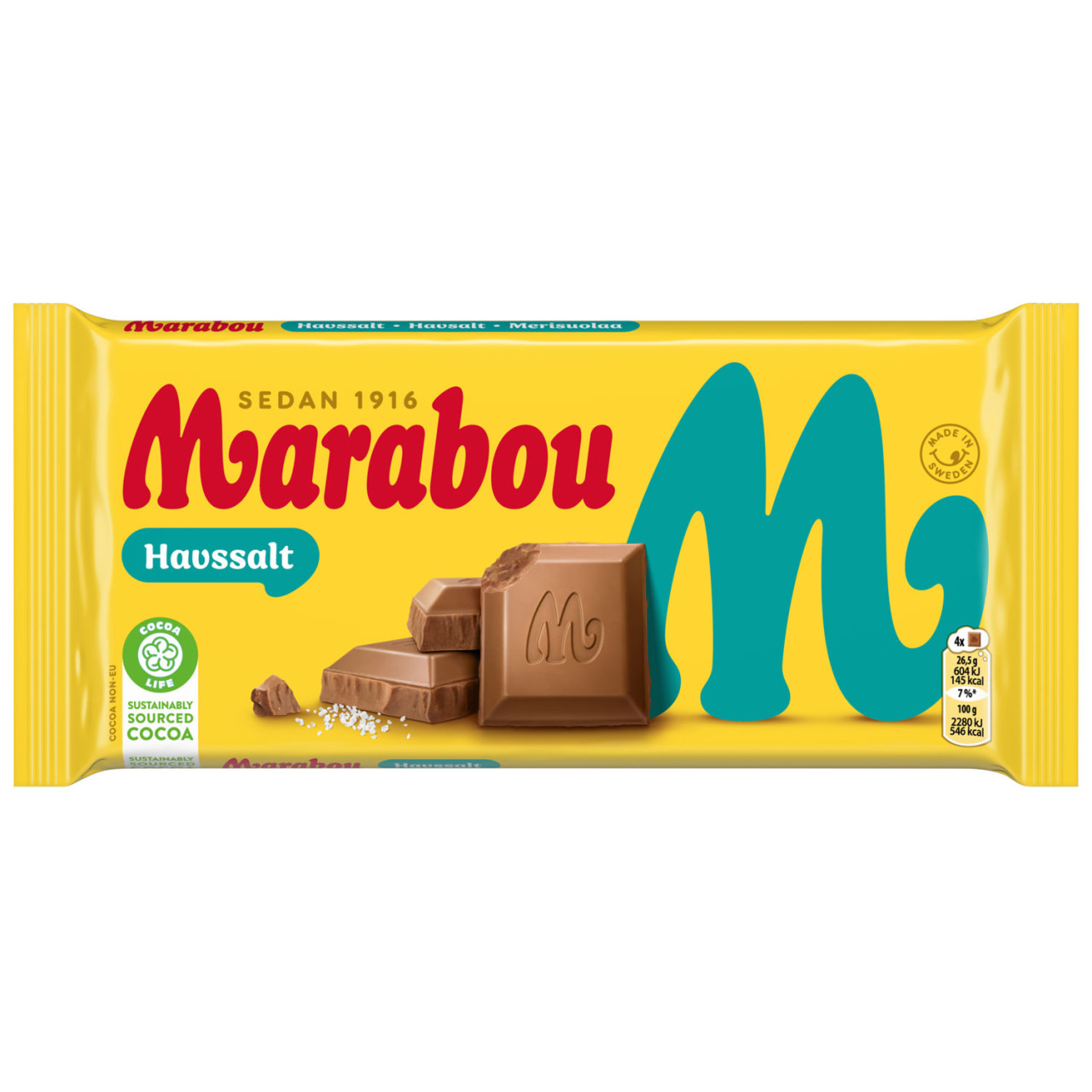 Marabou Havssalt 185g