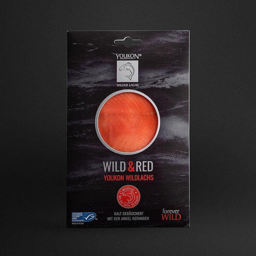 Youkon Wild & Red Salmon - 75g geschnitten